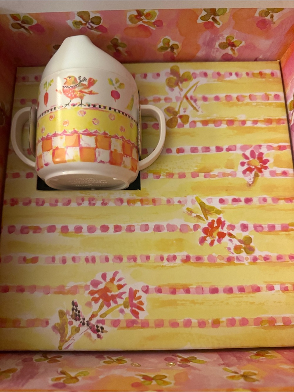 NWOT Mackenzie Childs Bunny Dinnerware set for kids - Picture 4 of 6